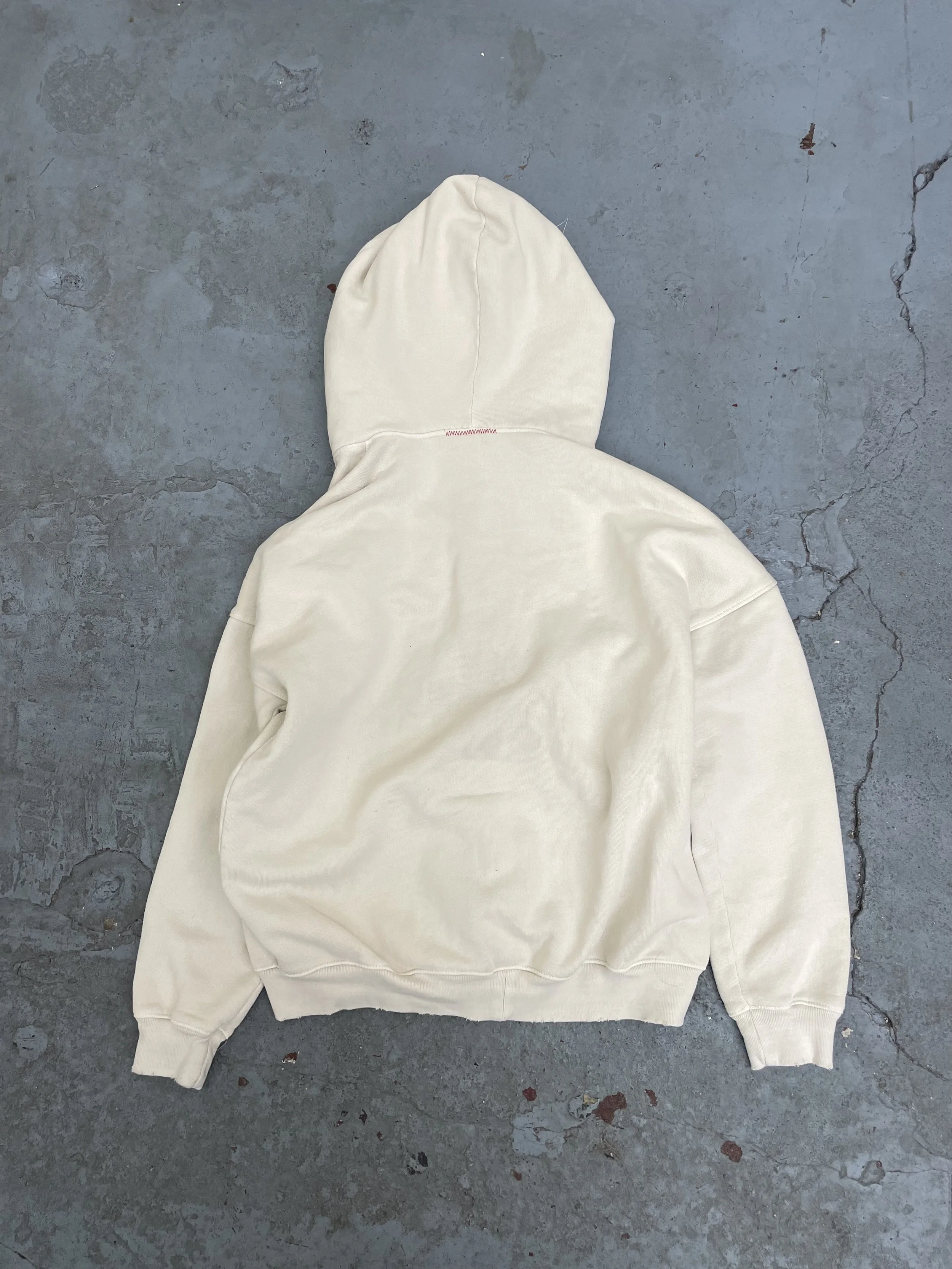 トップス Mooji Mooji Zip Up hoodie AGED CREAM OVERSIZED ZIP UP HOODIE / AGED CREAM — MOOJIMOOJI